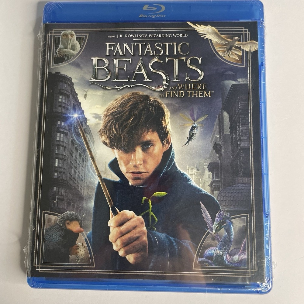 Fantastic Beasts and Where to Find Them [Blu-ray DVD] Movie NEW SEALED Slipcover